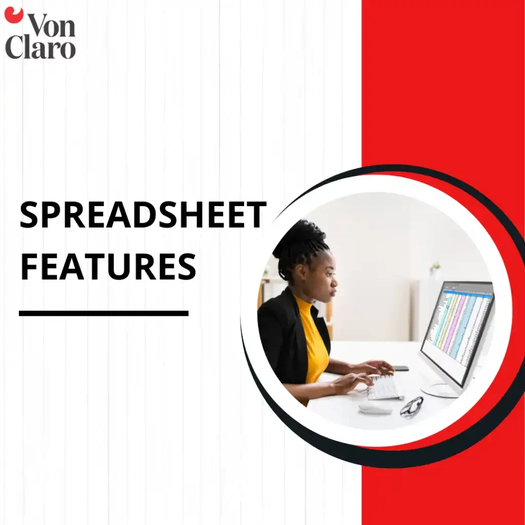 spreadsheet features